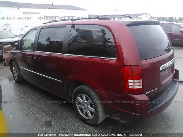 2A4RR5D15AR149647 - 2010 CHRYSLER TOWN & COUNTRY TOURING BURGUNDY photo 3