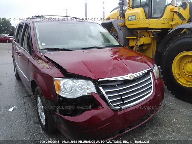 2A4RR5D15AR149647 - 2010 CHRYSLER TOWN & COUNTRY TOURING BURGUNDY photo 6