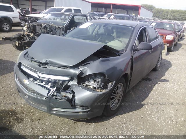 1G1ZG57B384266245 - 2008 CHEVROLET MALIBU LS ნაცრისფერი ფოტო 2