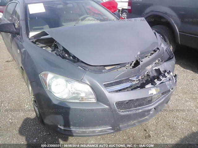 1G1ZG57B384266245 - 2008 CHEVROLET MALIBU LS ნაცრისფერი ფოტო 6