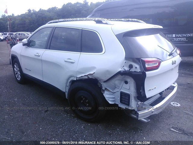 1C4PJMCB0JD562832 - 2018 JEEP CHEROKEE LATITUDE Beyaz fotoğraf 3