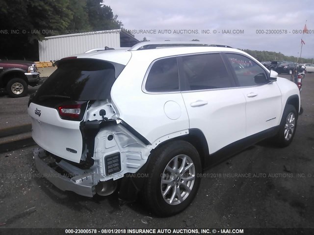 1C4PJMCB0JD562832 - 2018 JEEP CHEROKEE LATITUDE Beyaz fotoğraf 4