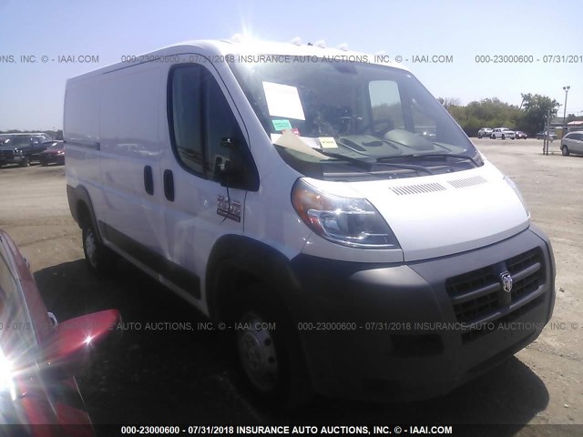 3C6TRVAG2JE103982 - 2018 RAM PROMASTER 1500 1500 STANDARD WHITE photo 1