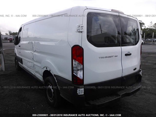 1FTYE9ZM9HKA66934 - 2017 FORD TRANSIT T-150 WHITE photo 3