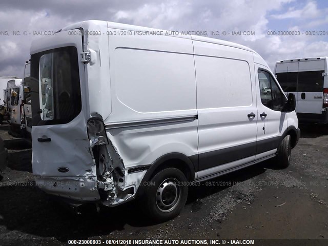 1FTYE1CM5HKB01205 - 2017 FORD TRANSIT T-150 WHITE photo 4