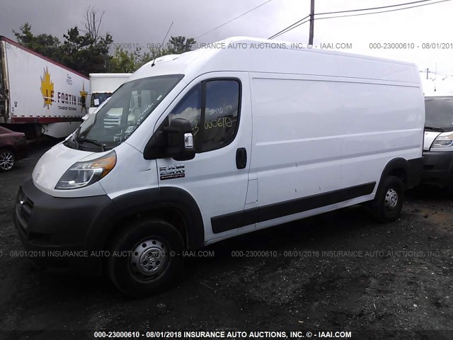 3C6TRVDGXHE539663 - 2017 RAM PROMASTER 2500 2500 HIGH WHITE photo 2
