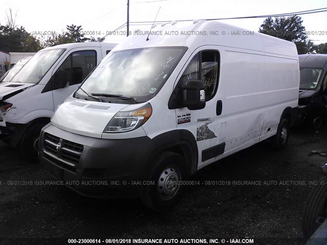 3C6TRVDG5HE541403 - 2017 RAM PROMASTER 2500 2500 HIGH WHITE photo 2