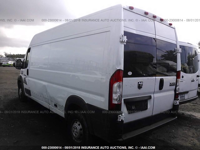 3C6TRVDG5HE541403 - 2017 RAM PROMASTER 2500 2500 HIGH WHITE photo 3