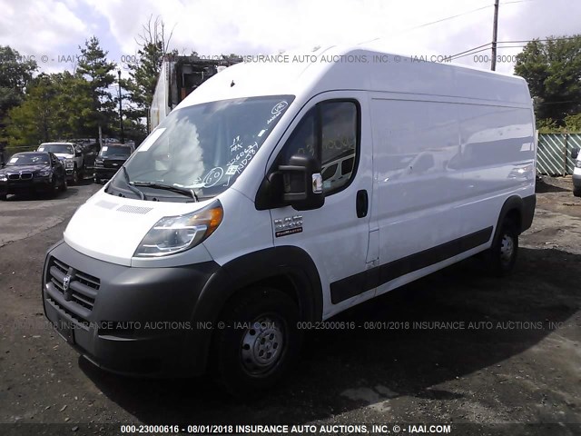 3C6TRVDG9HE526063 - 2017 RAM PROMASTER 2500 2500 HIGH WHITE photo 2