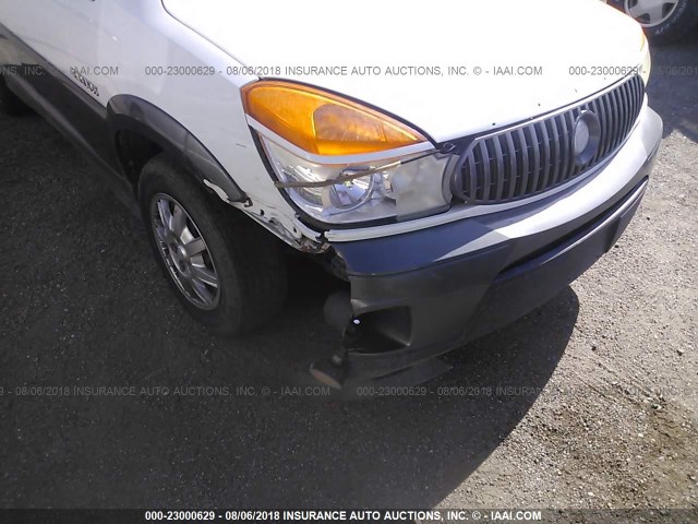 3G5DA03E73S597738 - 2003 BUICK RENDEZVOUS CX/CXL WHITE photo 6