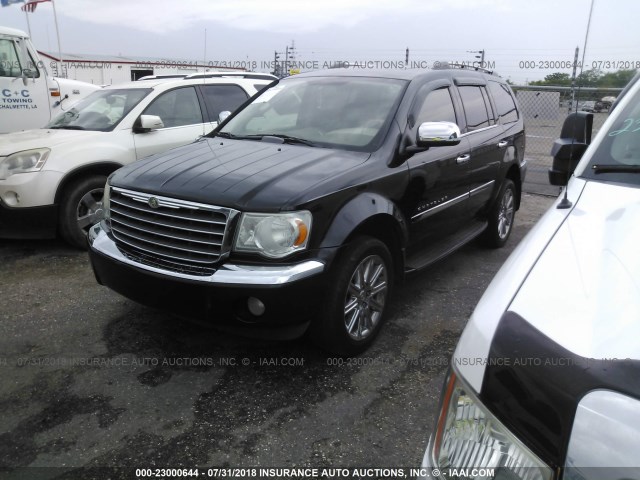 1A8HX58228F147374 - 2008 CHRYSLER ASPEN LIMITED შავი ფოტო 2