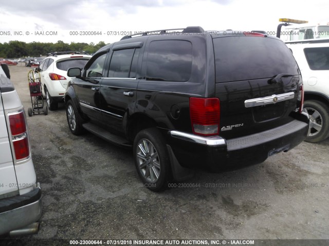 1A8HX58228F147374 - 2008 CHRYSLER ASPEN LIMITED შავი ფოტო 3