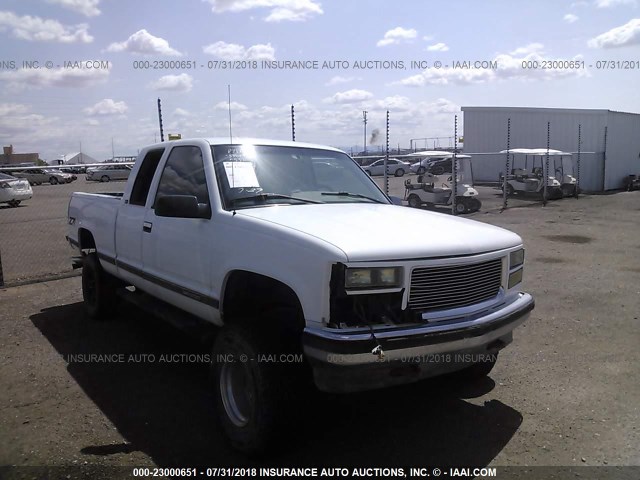 1GTEK19R1TE516298 - 1996 GMC SIERRA K1500 WHITE photo 1