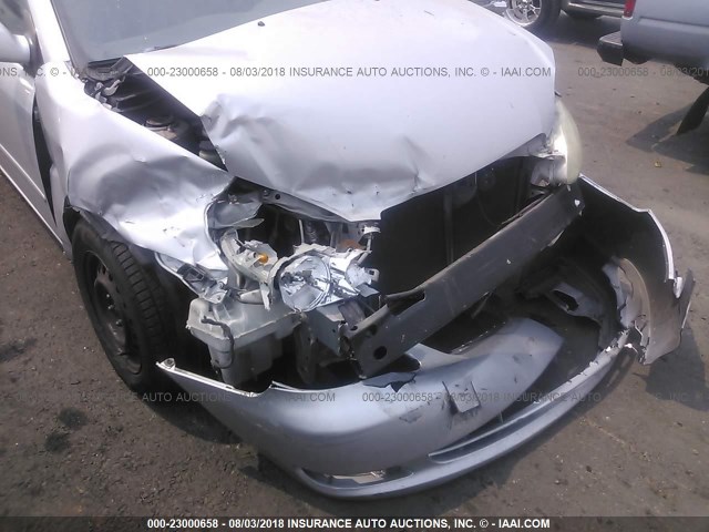 1NXBR32E17Z796331 - 2007 TOYOTA COROLLA CE/LE/S SILVER photo 6