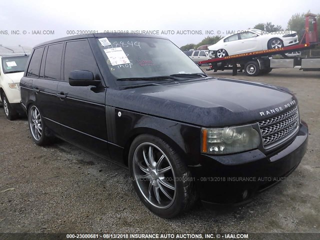 SALME1D44AA318844 - 2010 LAND ROVER RANGE ROVER HSE BLACK photo 1