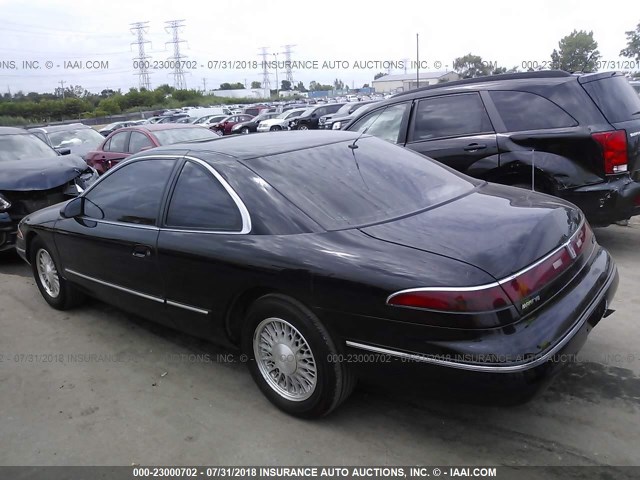 1LNLM91V3RY674606 - 1994 LINCOLN MARK VIII BLACK photo 3