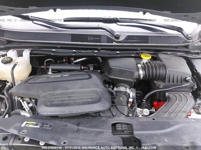 2C4RC1BG5JR141782 - 2018 CHRYSLER PACIFICA TOURING L ნაცრისფერი ფოტო 10