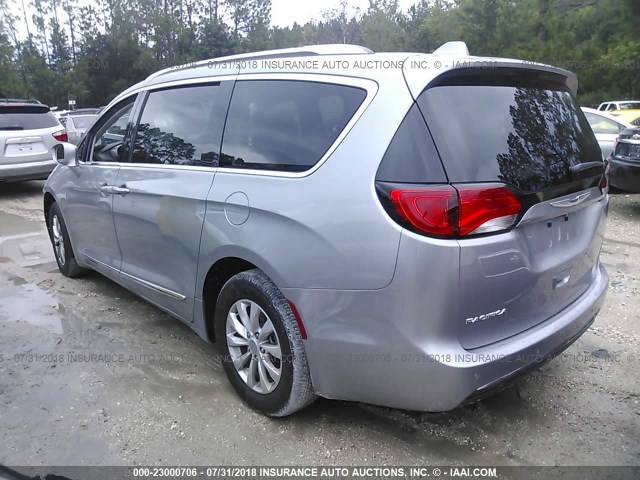 2C4RC1BG5JR141782 - 2018 CHRYSLER PACIFICA TOURING L ნაცრისფერი ფოტო 3