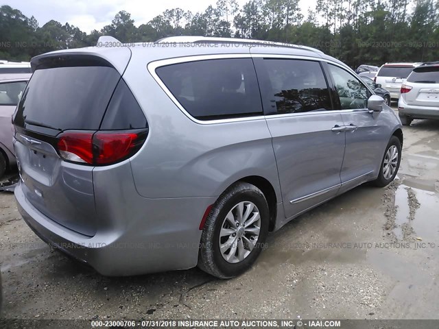 2C4RC1BG5JR141782 - 2018 CHRYSLER PACIFICA TOURING L ნაცრისფერი ფოტო 4