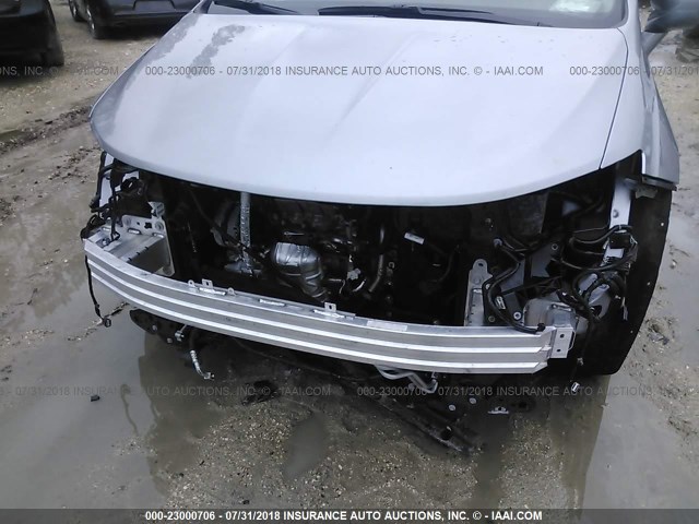 2C4RC1BG5JR141782 - 2018 CHRYSLER PACIFICA TOURING L ნაცრისფერი ფოტო 6