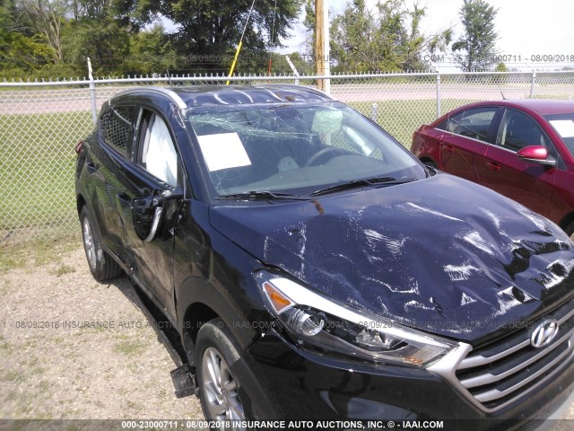 KM8J3CA27HU369340 - 2017 HYUNDAI TUCSON LIMITED/SPORT AND ECO/SE BLACK photo 6