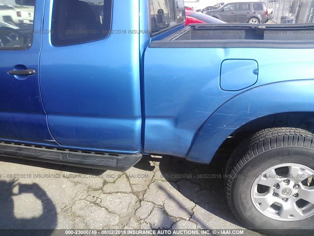 5TETU62N85Z073167 - 2005 TOYOTA TACOMA PRERUNNER ACCESS CAB BLUE photo 6