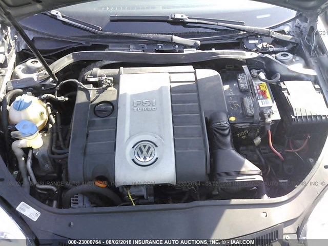 3VWRJ71K58M194477 - 2008 VOLKSWAGEN JETTA WOLFSBURG 灰色 照片 10
