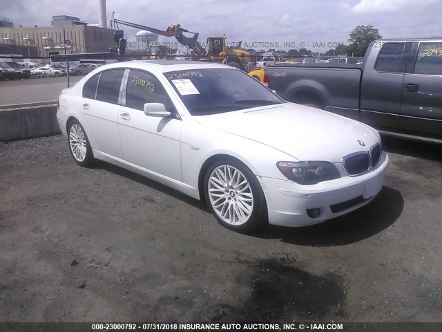 WBAHL83518DT12992 - 2008 BMW 750 I WHITE photo 1