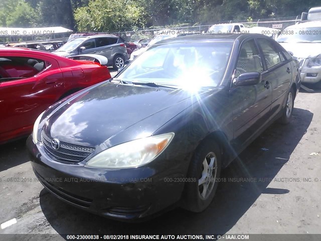 4T1BE32K42U096264 - 2002 TOYOTA CAMRY LE/XLE/SE 黑色 照片 2