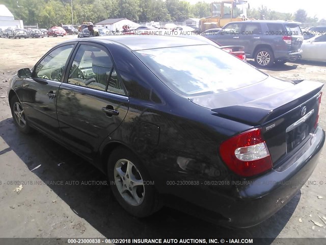 4T1BE32K42U096264 - 2002 TOYOTA CAMRY LE/XLE/SE 黑色 照片 3
