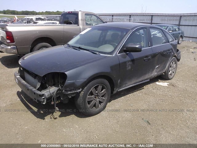 1FAHP24177G155875 - 2007 FORD FIVE HUNDRED SEL GRAY photo 2