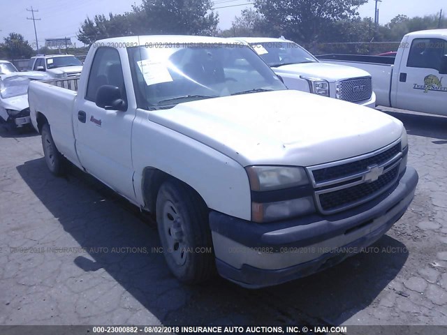 1GCEC14V97Z174583 - 2007 CHEVROLET SILVERADO C1500 CLASSIC WHITE photo 1