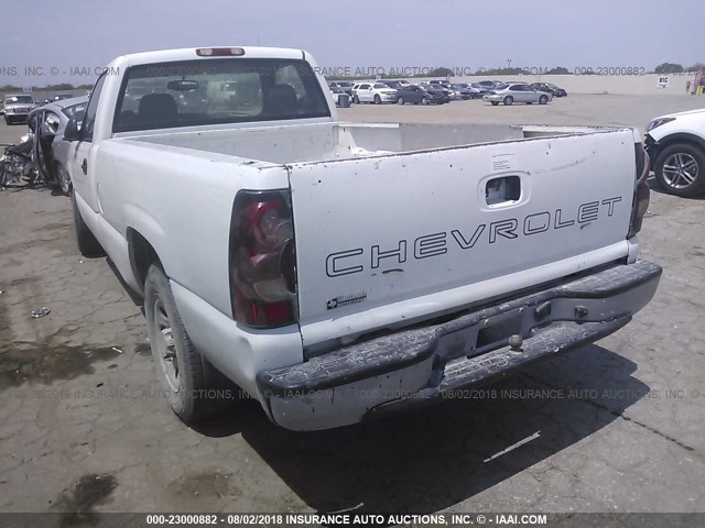 1GCEC14V97Z174583 - 2007 CHEVROLET SILVERADO C1500 CLASSIC WHITE photo 3
