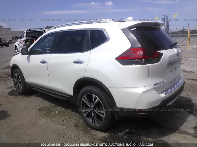 5N1AT2MVXHC869515 - 2017 NISSAN ROGUE SV/SL WHITE photo 3