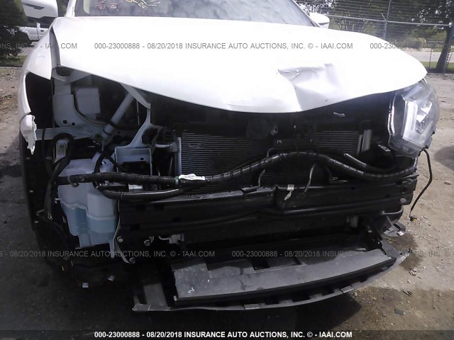 5N1AT2MVXHC869515 - 2017 NISSAN ROGUE SV/SL WHITE photo 6