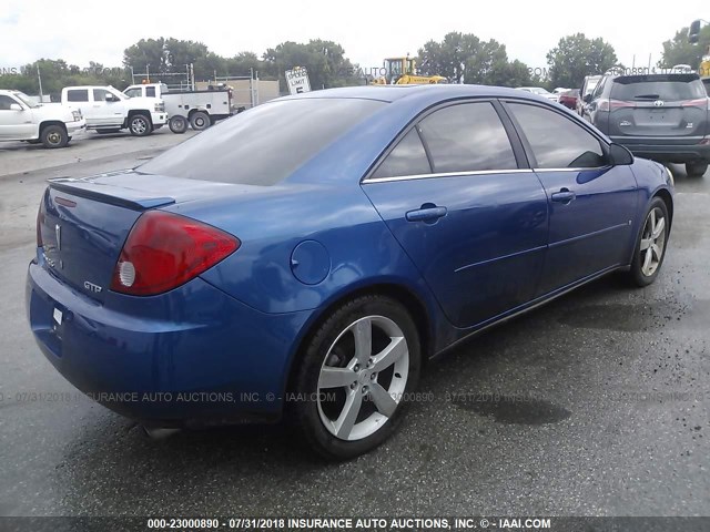 1G2ZM551964144372 - 2006 PONTIAC G6 GTP BLUE photo 4