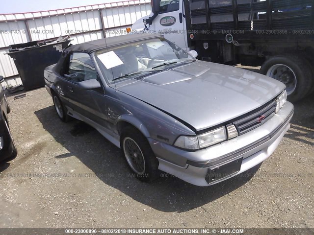 1G1JF31W5K7143892 - 1989 CHEVROLET CAVALIER Z24 GRAY photo 1