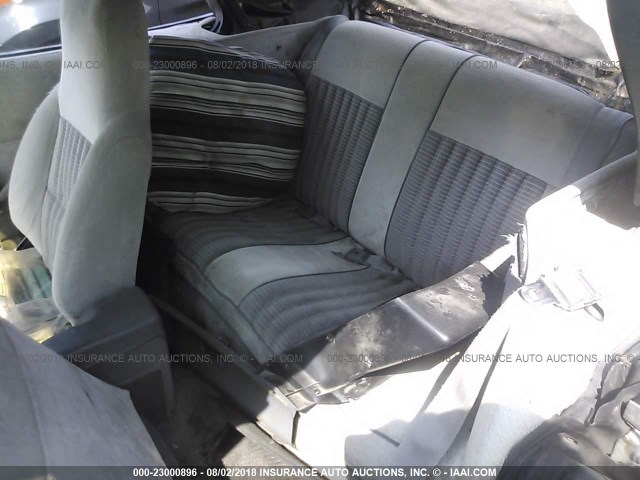 1G1JF31W5K7143892 - 1989 CHEVROLET CAVALIER Z24 GRAY photo 8