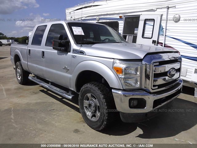 1FT7W2BT1CEA11421 - 2012 FORD F250 SUPER DUTY SILVER photo 1