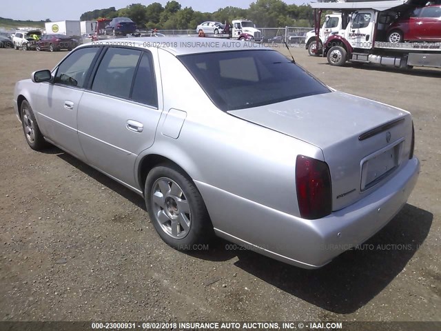 1G6KF57911U266133 - 2001 CADILLAC DEVILLE DTS SILVER photo 3