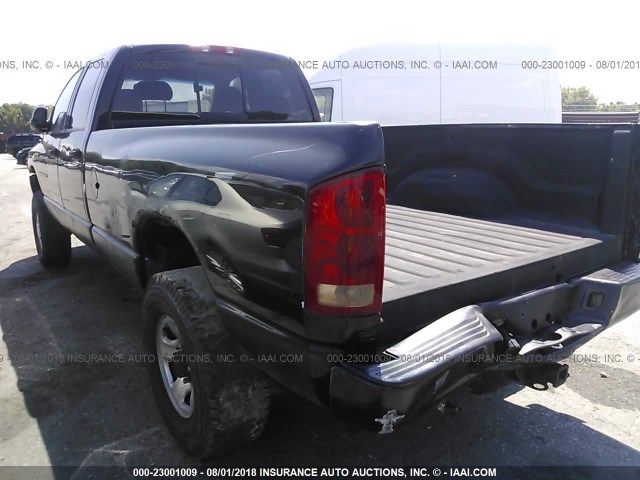 3D7KU28C73G820069 - 2003 DODGE RAM 2500 ST/SLT BLACK photo 3