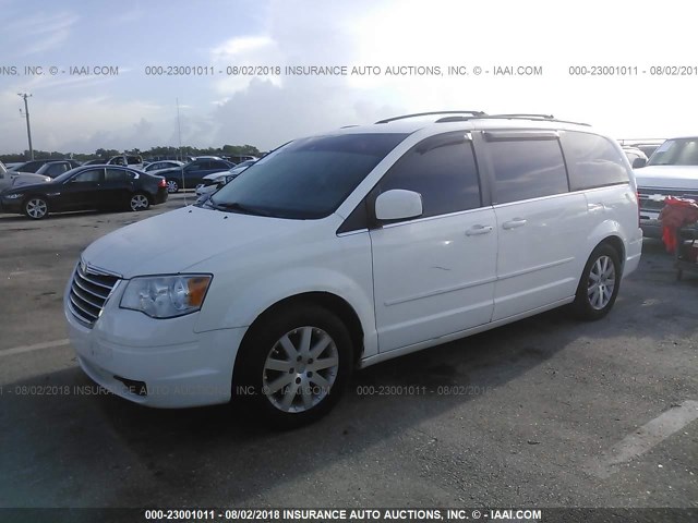 2A8HR54PX8R153203 - 2008 CHRYSLER TOWN & COUNTRY TOURING WHITE photo 2