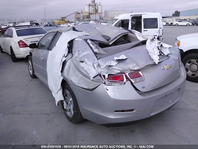 1G11A5SL8FF332725 - 2015 CHEVROLET MALIBU LS SILVER photo 3