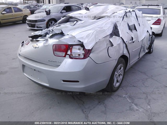 1G11A5SL8FF332725 - 2015 CHEVROLET MALIBU LS SILVER photo 4