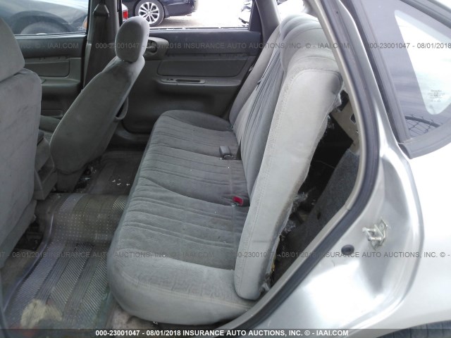 2G1WF52E959207331 - 2005 CHEVROLET IMPALA SILVER photo 8