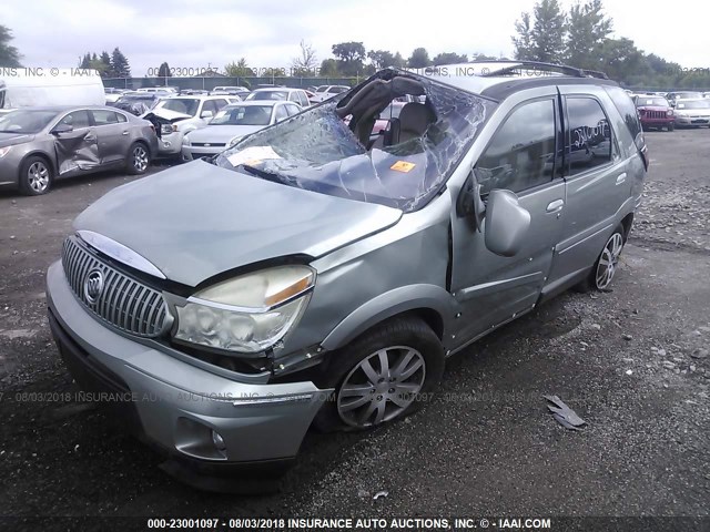 3G5DB03745S550488 - 2005 BUICK RENDEZVOUS CX/CXL GREEN photo 2