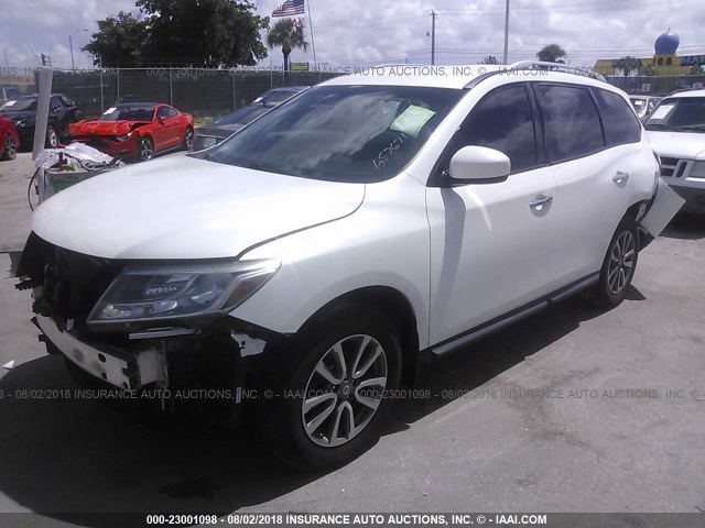 5N1AR2MN2EC657671 - 2014 NISSAN PATHFINDER S/SV/SL/PLATINUM 白色 照片 2