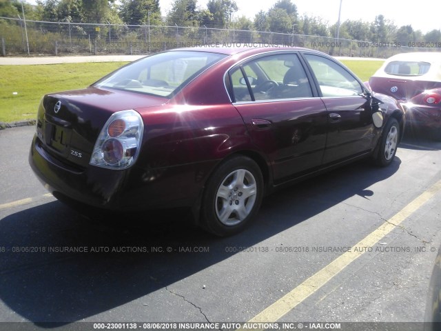 1N4AL11D93C350626 - 2003 NISSAN ALTIMA S/SL MAROON photo 4