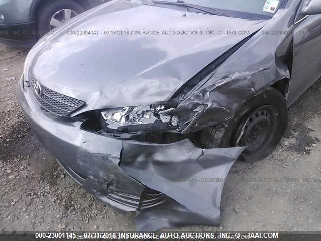 4T1BE32K83U768618 - 2003 TOYOTA CAMRY LE/XLE/SE GRAY photo 6