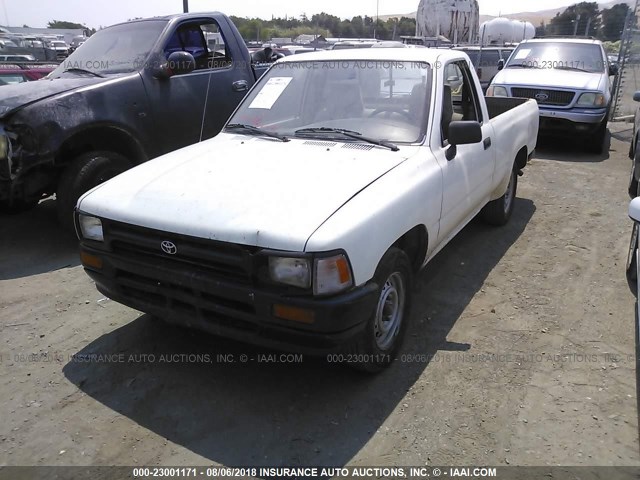 4TARN81A2RZ210828 - 1994 TOYOTA PICKUP 1/2 TON SHORT WHEELBASE STB WHITE photo 2